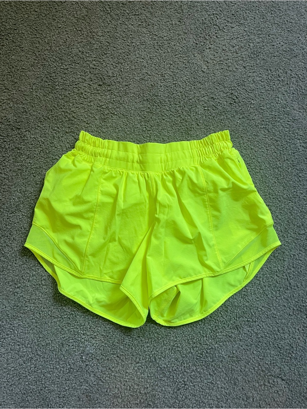 Neon lululemon hottie hot shorts